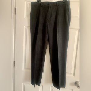 Perry Ellis Men’s Pants, Dark grey with light stripes, 36/30 like brand new